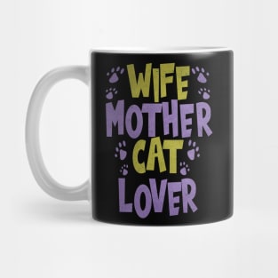 wife mother cat lover Mug